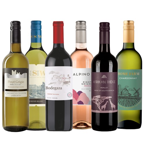 Around The World Discovery Wine Case of 6 - 5 Stars
